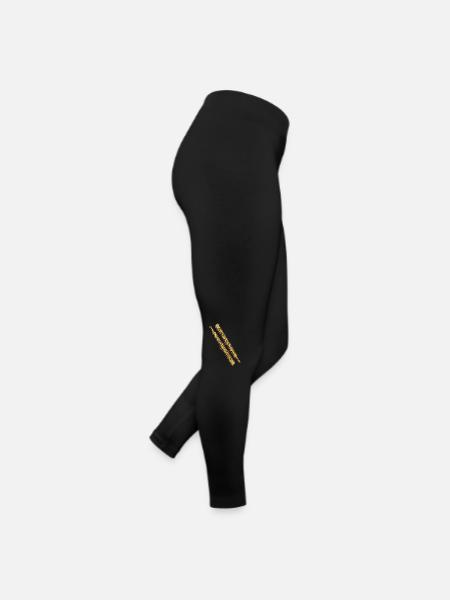 Oboe Geometric - Women’s Jersey Leggings - black - Right