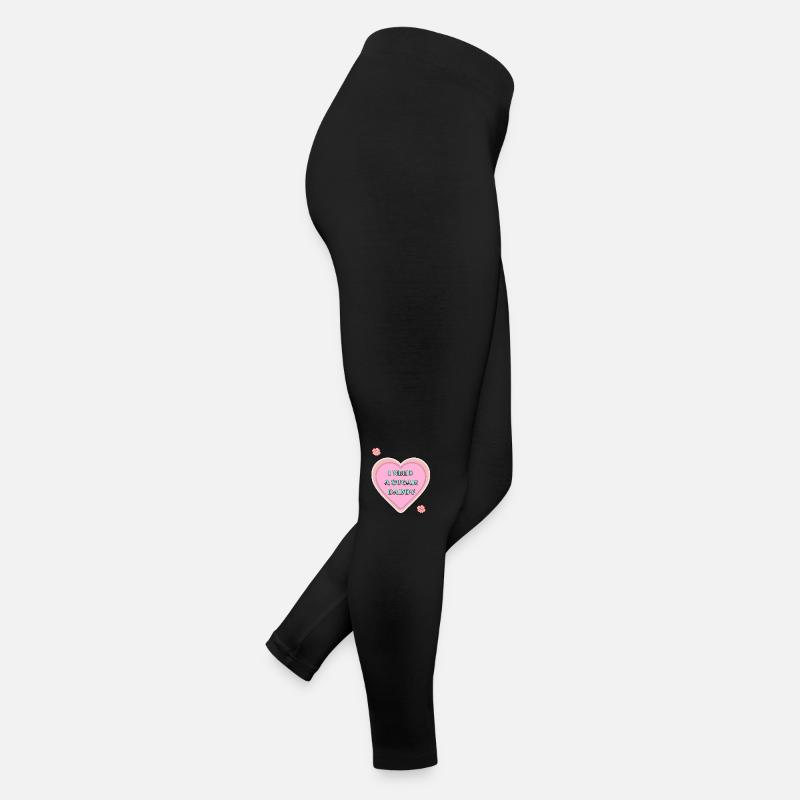 Coeur coquin Sugar Daddy avec déclaration Legging en jersey Femme