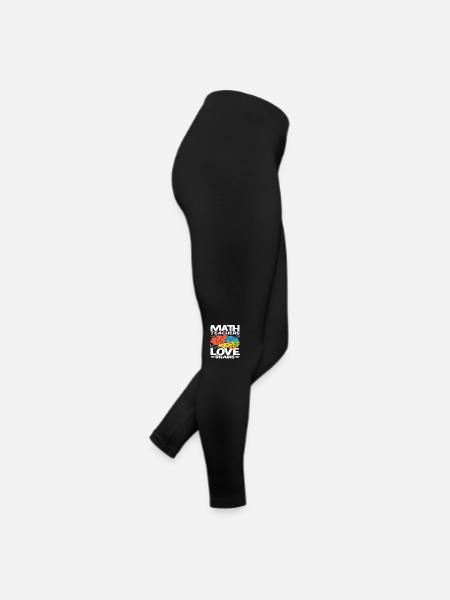 Math Teacher Math Gift - Women’s Jersey Leggings - black - Right