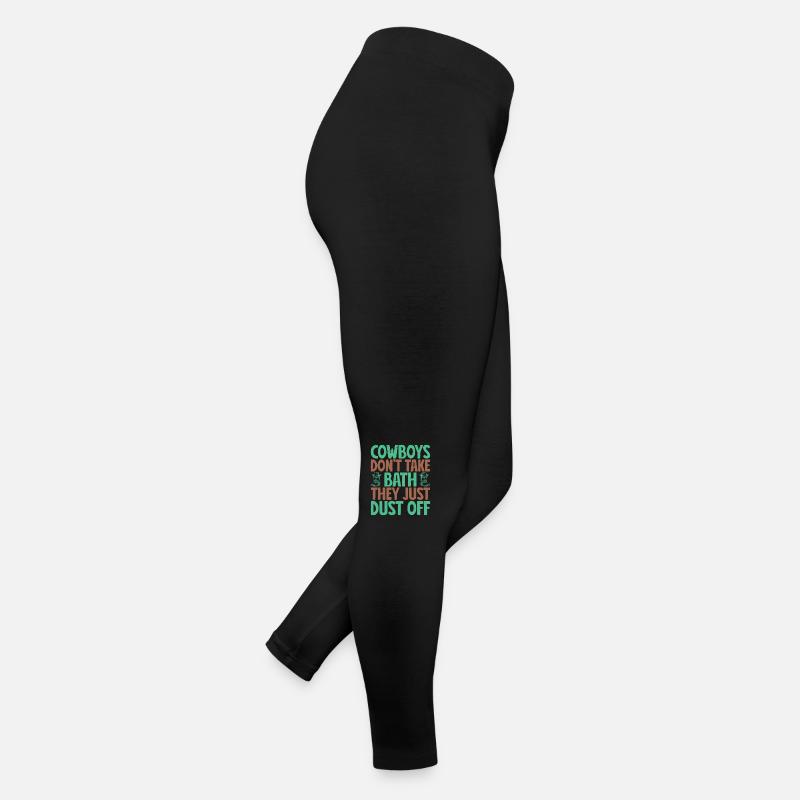 Western Rider Cowboys ne prend pas de bain Legging en jersey Femme
