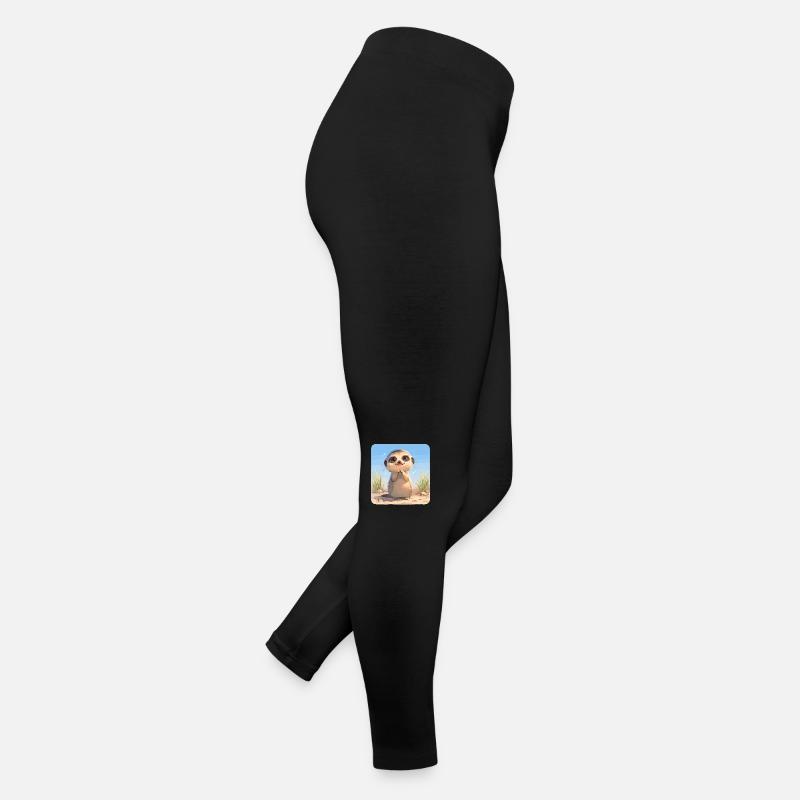 Meerkat Erdmännchen Frauen Jersey Leggings