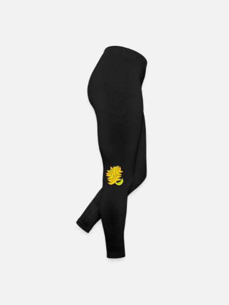 Banana Banana Fruit Fruit Exotic - Women’s Jersey Leggings - black - Right