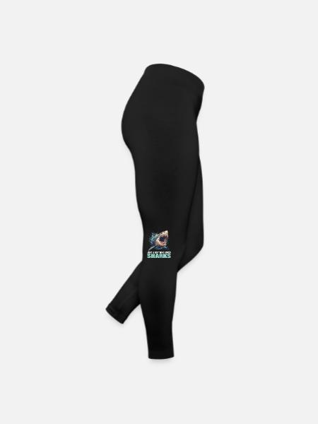 Haie Hai - Frauen Jersey Leggings - Schwarz - Rechts
