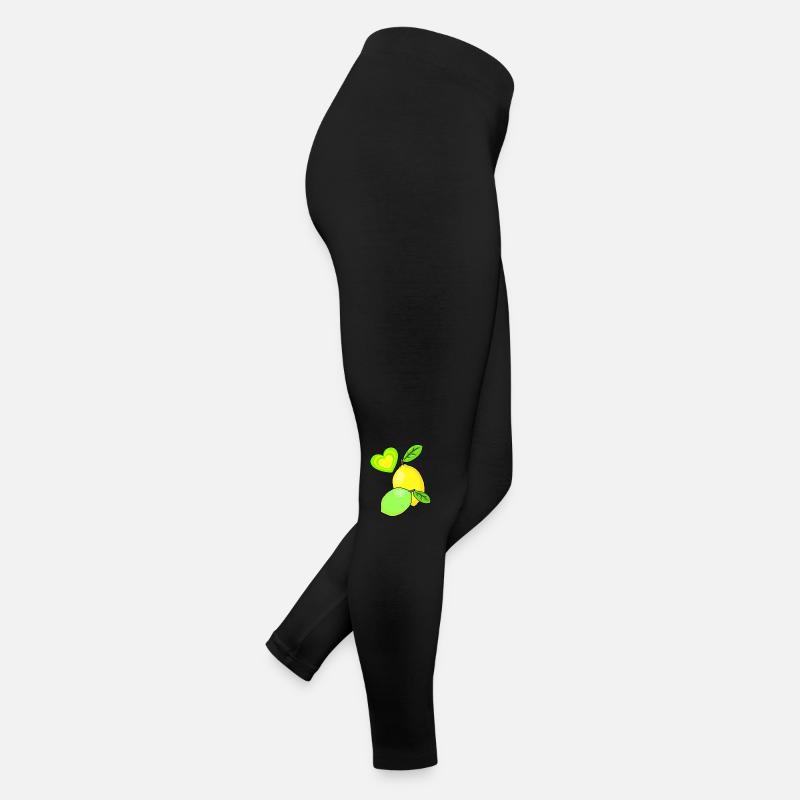 Zitrone Zitronen Früchte Frucht Obst Sommer Frauen Jersey Leggings