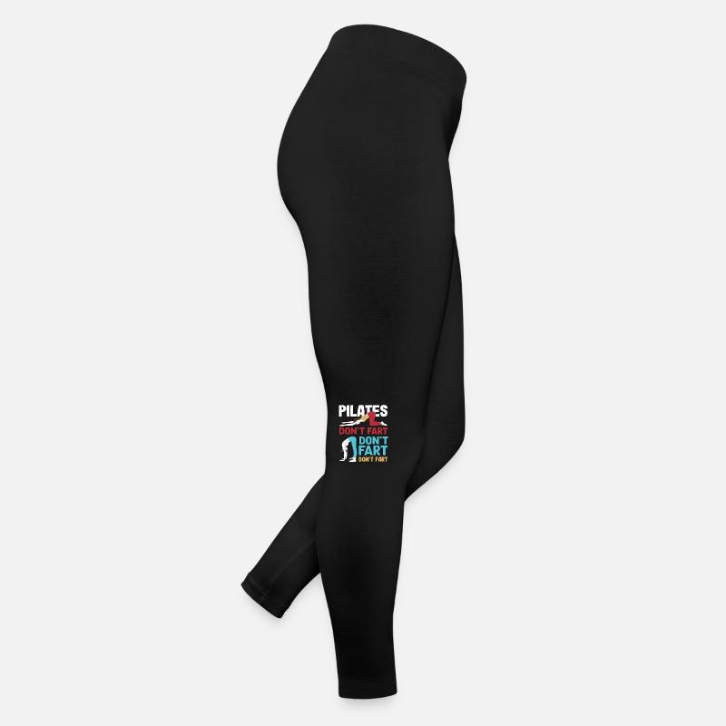 Pilates No Farting Humorous Exercise Women’s Jersey Leggings