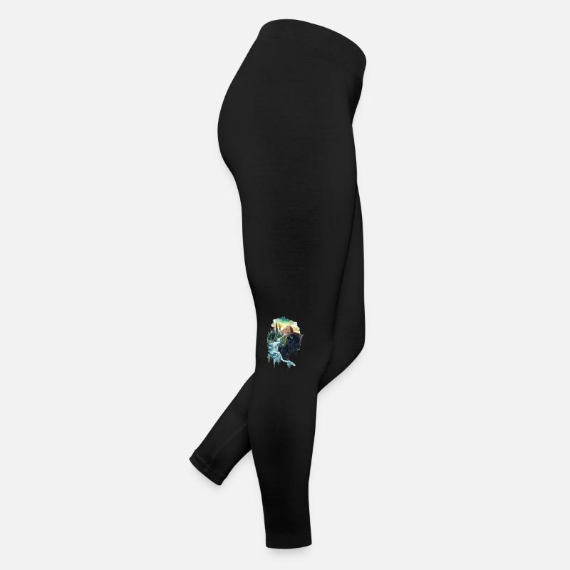 Bison Frauen Jersey Leggings