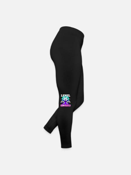 15 Birthday - Women’s Jersey Leggings - black - Right