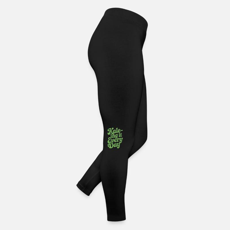 Vegan Vegetarian Kale-ing It Every Day Women’s Jersey Leggings