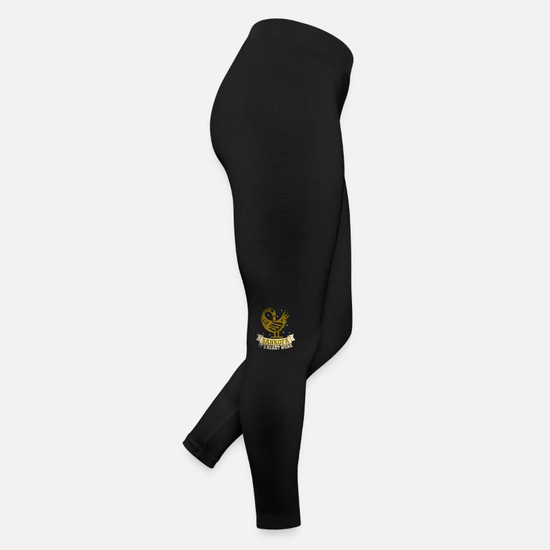 Sankofa Symbol Adinkra Ghana Black Women’s Jersey Leggings