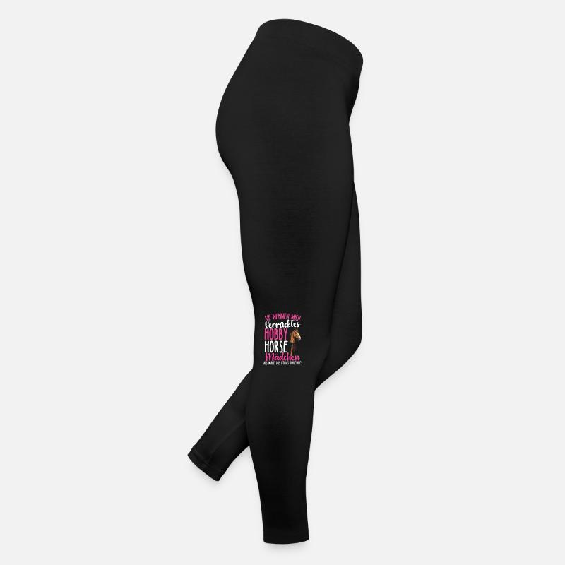 Hobby Horsing Hobby Cheval Cheval Équitation Legging en jersey Femme