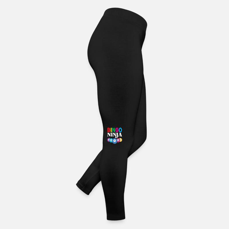 Bingo Ninja Enthusiast Mit Zahlen Frauen Jersey Leggings