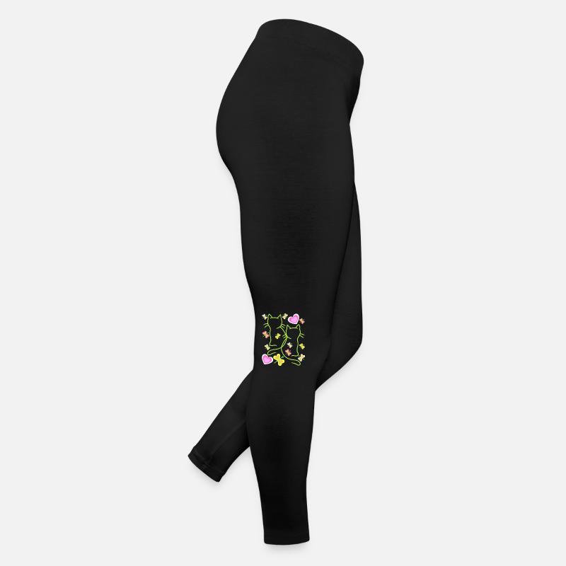 Kids Child Spring Cats Cat Kitten Women’s Jersey Leggings