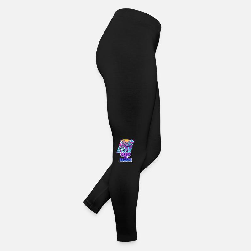 Sleep Is Escape – Sleep is the only escape route Women’s Jersey Leggings