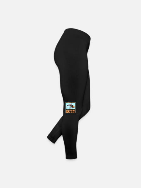 Poisson Koi Koi Nishikigoi Cadeau - Legging en jersey Femme - noir - Droite