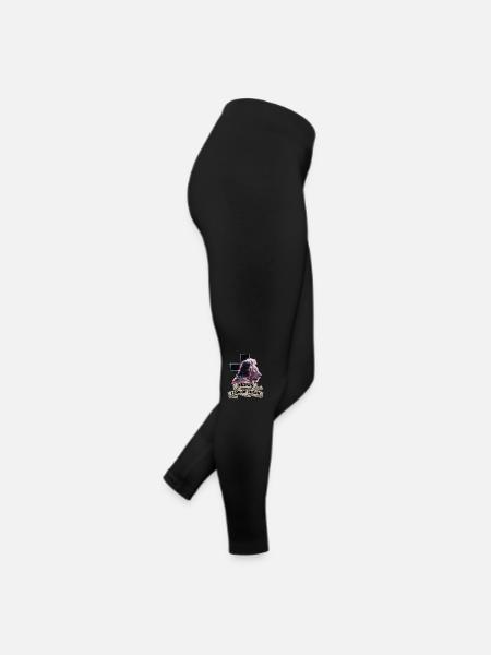 Jésus, le Lion de Judée - Lion de Juda - Legging en jersey Femme - noir - Droite