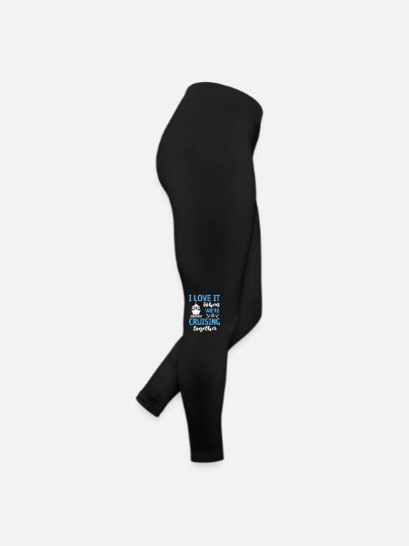 Cruise Trip Together Cruise - Women’s Jersey Leggings - black - Right