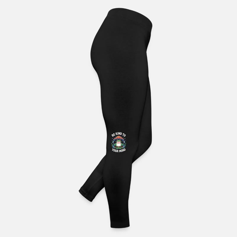 Soyez gentil avec votre Méditation de la grenouille Legging en jersey Femme