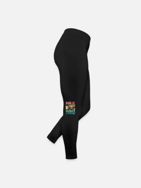 Malle Party Mode Enabled - Women’s Jersey Leggings - black - Right