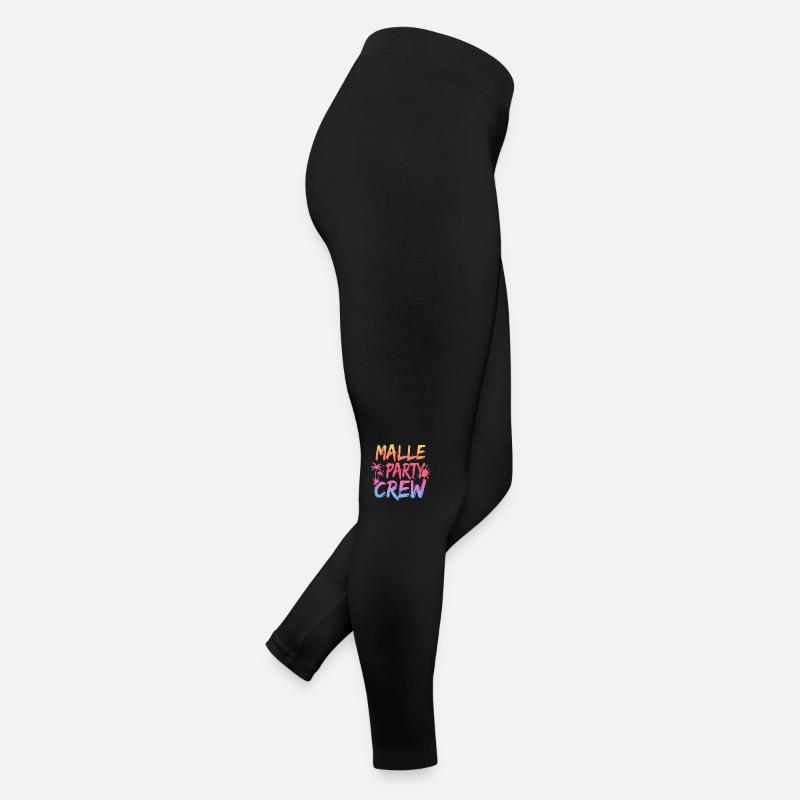 Malle Party Crew Mallorca Party Holidays Women’s Jersey Leggings