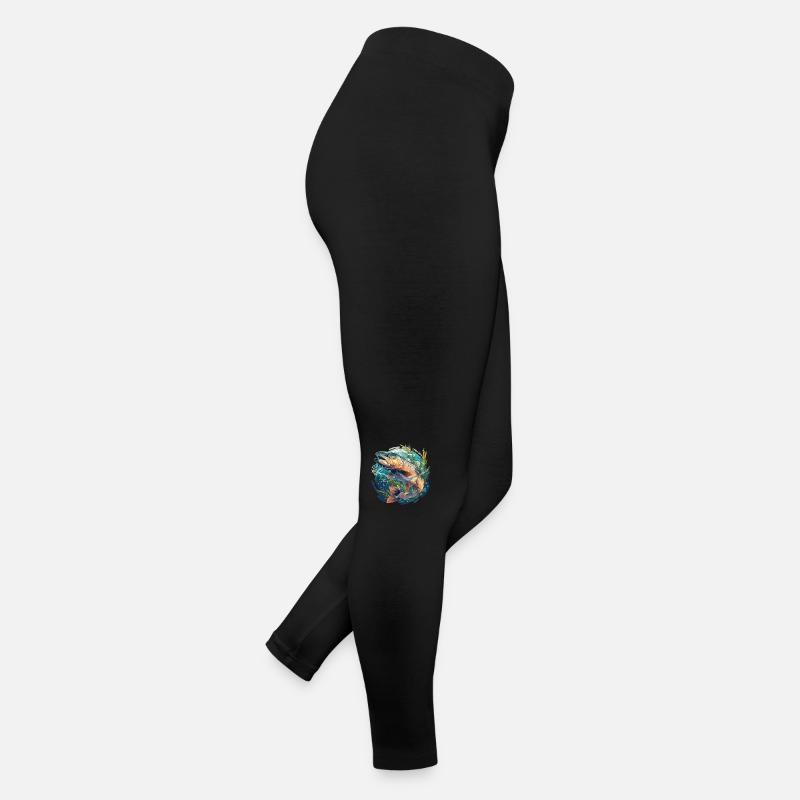 Saumon Saumon Legging en jersey Femme