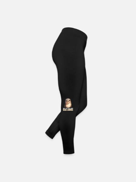 Sea Lions Sea Lion - Women’s Jersey Leggings - black - Right
