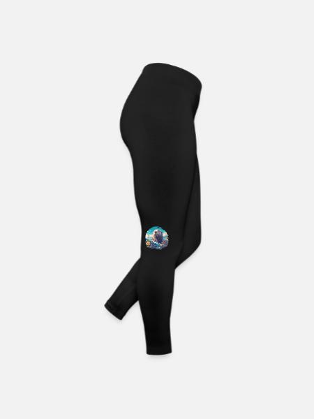 Loutre de mer - Legging en jersey Femme - noir - Droite