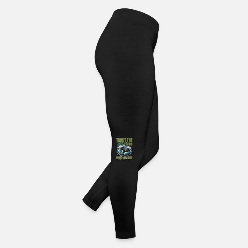 Paragliding Trust The Wind Enjoy The Ride Skydiver Women’s Jersey Leggings