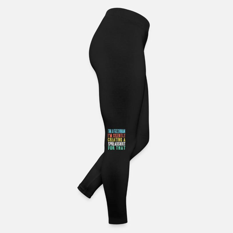 Freshman Nerd Humour Spreadsheet Vibes Legging en jersey Femme