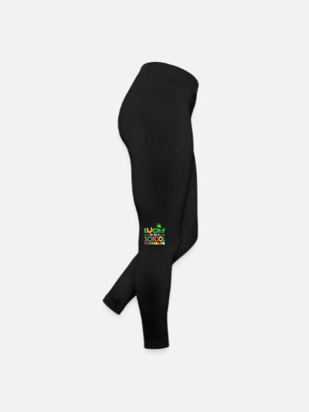 Glücklich Als Schulberater Sein - Frauen Jersey Leggings - Schwarz - Rechts