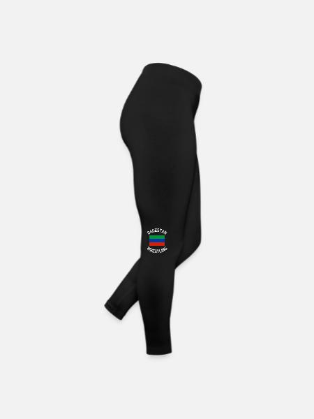 Dagestan Wrestling - Frauen Jersey Leggings - Schwarz - Rechts
