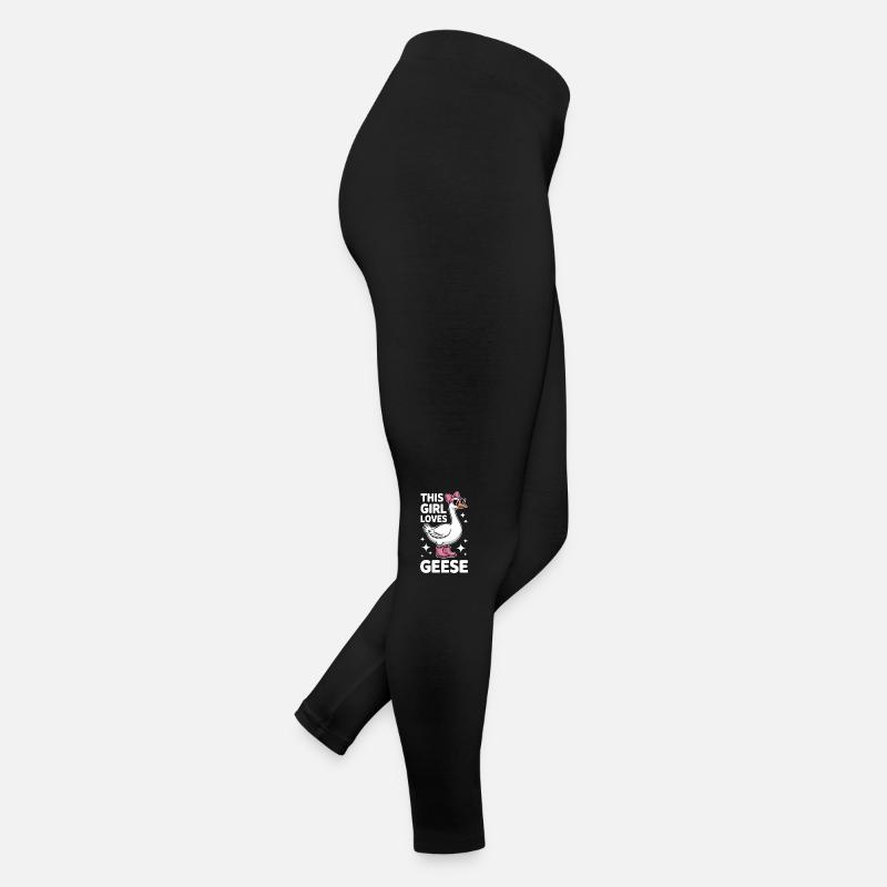 Gans Spruch Mädchen Gänse Lustiges Gans Geschenk Frauen Jersey Leggings