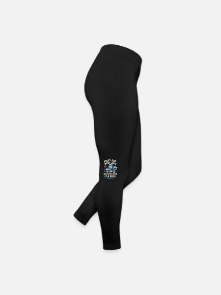 Tut mir leid, was ich beim Anlegen des Bootes - Frauen Jersey Leggings - Schwarz - Rechts