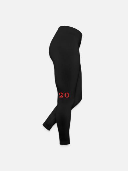 20 JAHRE. 20-jähriges JUBILÄUM. JUBILÄUM 20 JAHRE. 20 - Frauen Jersey Leggings - Schwarz - Rechts