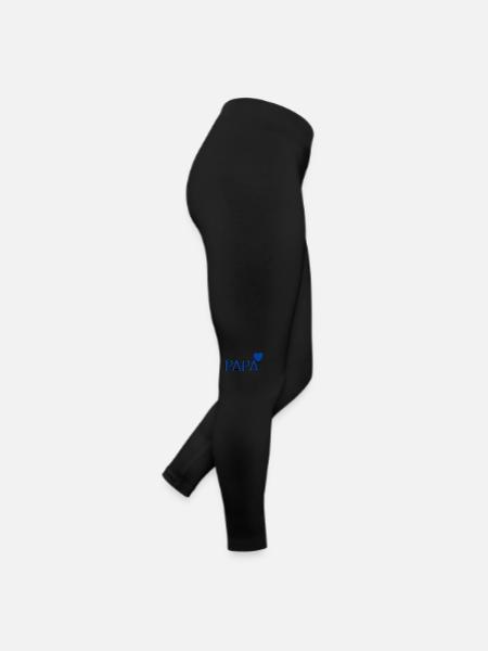 Papa Luftballon - Frauen Jersey Leggings - Schwarz - Rechts