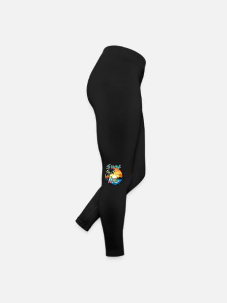 Surf - Women’s Jersey Leggings - black - Right