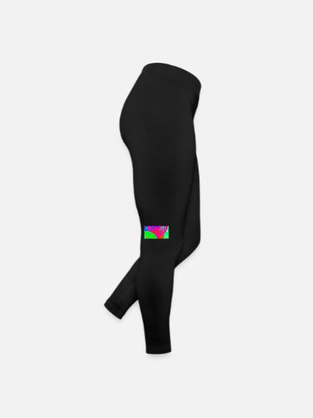 Störe meine Kreise nicht - Frauen Jersey Leggings - Schwarz - Rechts