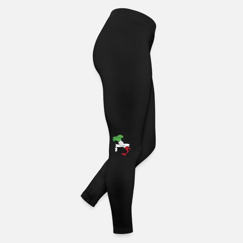 Italien Karte Cortona Frauen Jersey Leggings
