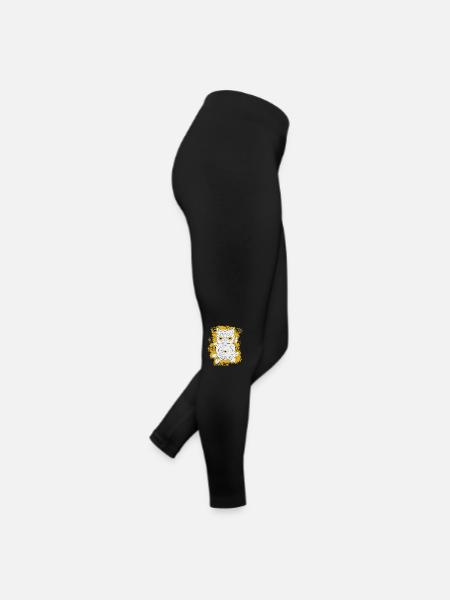 GOLDEN OWL LINEAR - Women’s Jersey Leggings - black - Right