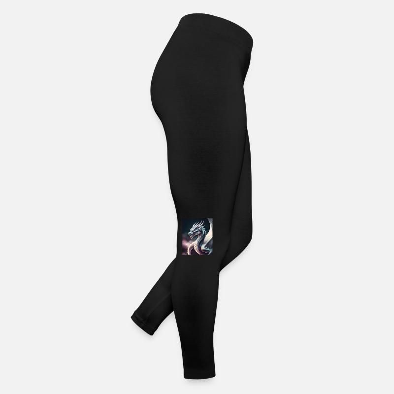 Silhouette de dragon Legging en jersey Femme