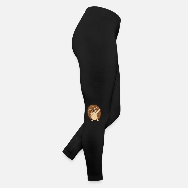 Lustiger dab dance Igel Frauen Jersey Leggings