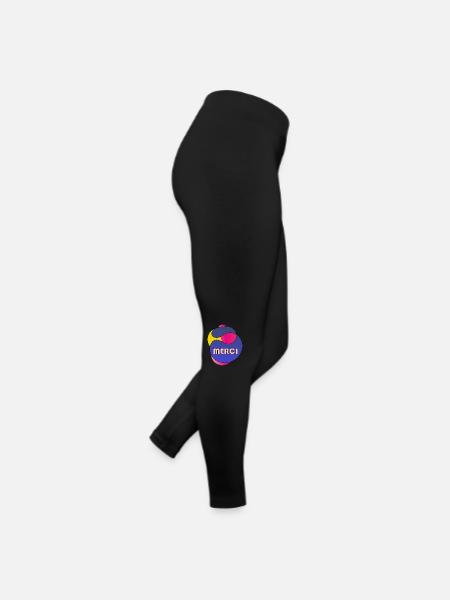 MERCI. MAÎTRESSE. MAÎTRE. MERCI MAÎTRESSE - Legging en jersey Femme - noir - Droite