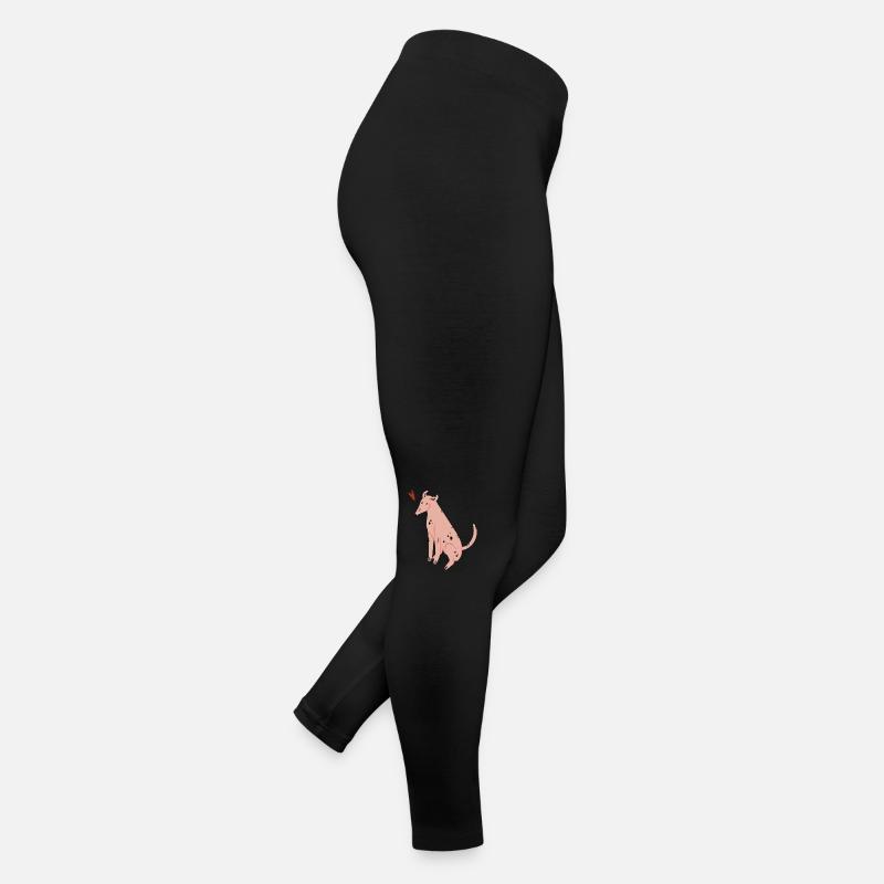 Hund Frauen Jersey Leggings