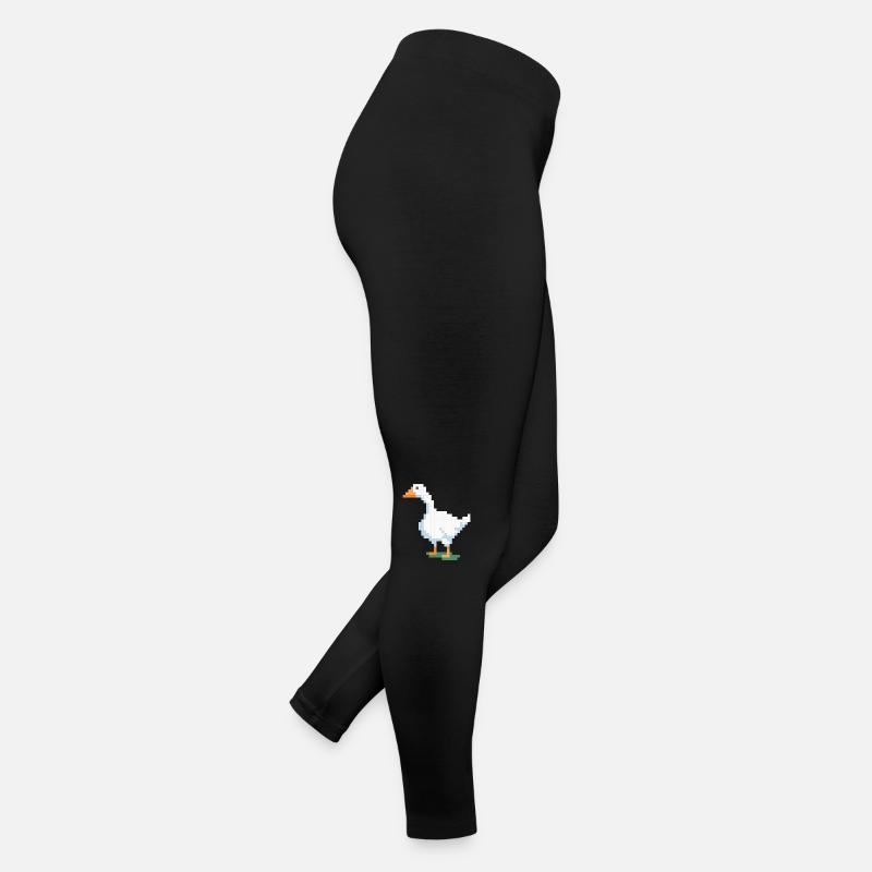 Un canard pixélisé Legging en jersey Femme