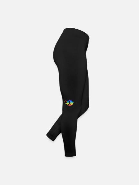 Table Tennis Smash Ball Table Tennis Player - Women’s Jersey Leggings - black - Right