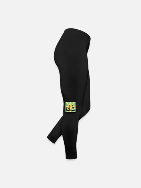 Popart cargo bike omnium with mudguard - Women’s Jersey Leggings - black - Right