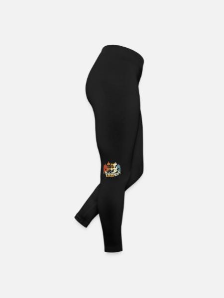 Legendär Seit August 1957 Geburtstag Geschenk 1957 - Frauen Jersey Leggings - Schwarz - Rechts
