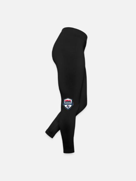 TEAM USA - Women’s Jersey Leggings - black - Right