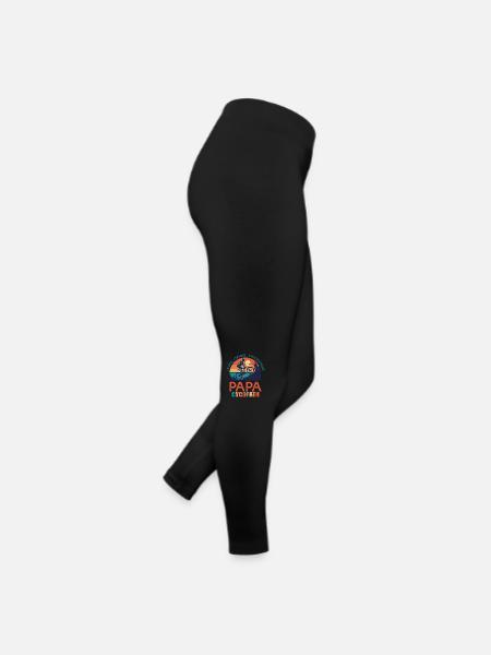 papa cycopath papa vélo humour cycliste bmx - Legging en jersey Femme - noir - Droite