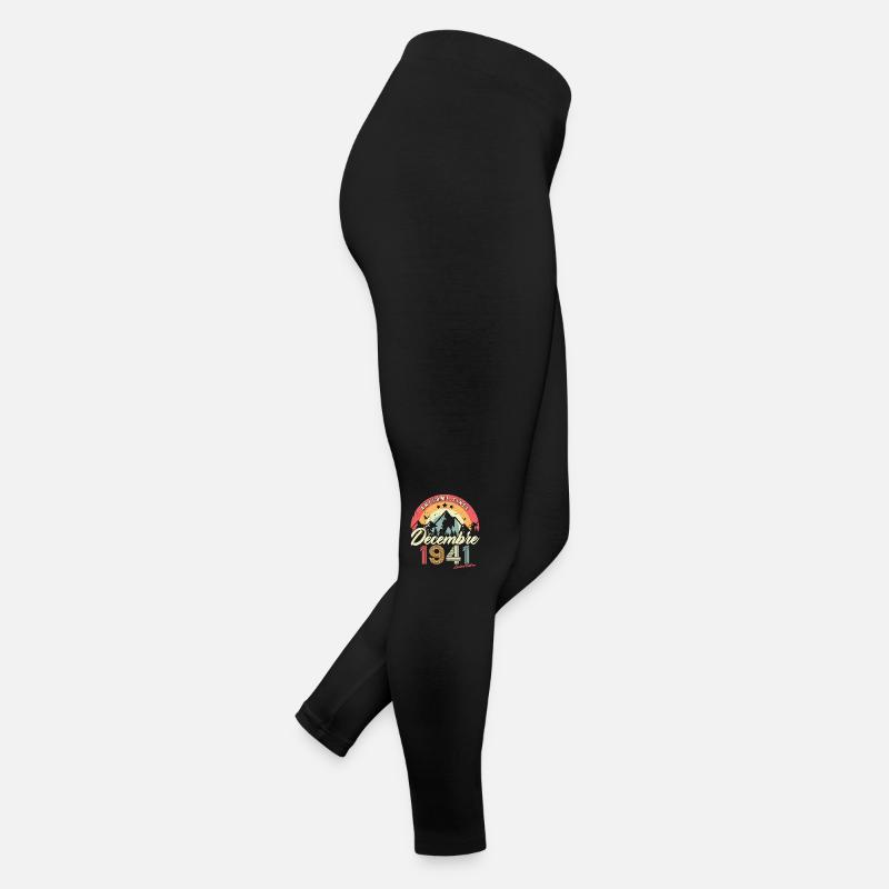 Cadeau D'anniversaire En Décembre 1941 Vintage Legging en jersey Femme