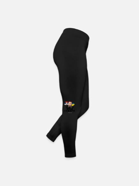 Serbia Ukraine Zelensky - Frauen Jersey Leggings - Schwarz - Rechts
